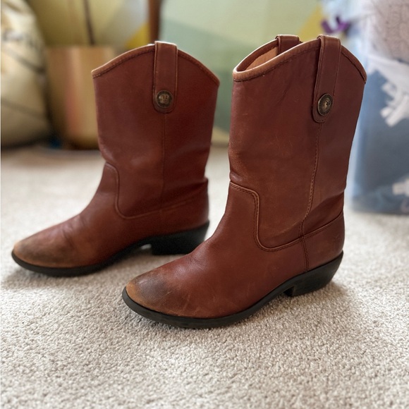 Frye Leather Boots, kids 1.5 - Picture 5 of 11